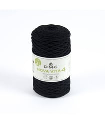 Coton recyclé ECO VITA 4 (250gr) ! - Dmc - certifié Oeko-Tex 072 Noir