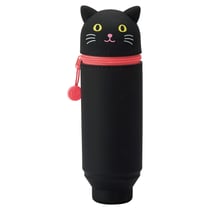 TROUSSE POT A CRAYONS CHAT NOIR