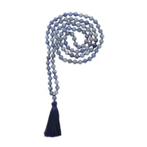 Mala en Quartz Bleu 108 perles - Omsaé