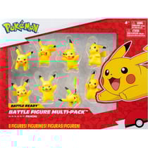 Coffret pokemon : 8 figurines pikachu - pokemon battle figure - figurine action