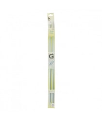 Aiguilles à tricoter 35 cm en aluminium Grove N°4 à 7,5 - Pony taille n°5