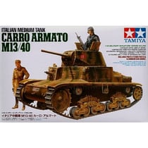 Char moyen Carro Armato M13/40 italien avec 2 figurines