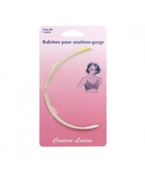 Baleines pour soutiens-gorge X 2 taille 90 - Distrifil Rose