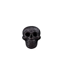 Carte de 2 boutons Tête de mort 18mm - Prym Cuivre Noir