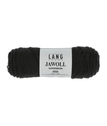 Laine à chaussettes en laine vierge de Patagonie JAWOLL - Lang Yarns 04 Noir