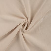 Tissu Velours milleraies uni Crème