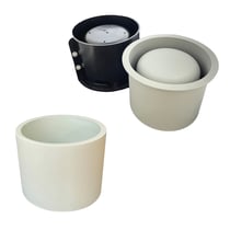 Moule en silicone ø 15cm x 11cm - Pot de fleurs rond 15cm