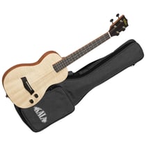 Solid body Flame Maple Tenor + housse Kala