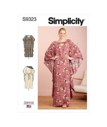Patron Simplicity 9323.A - Robe Femme style Caftan du 34 au 52 (FR) taille n°FR 34-52