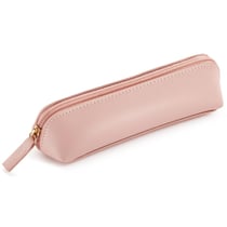 Trousse - Ovale - Simili cuir - Rose - 1 compartiment - 19x30x5,5cm - Miquelrius