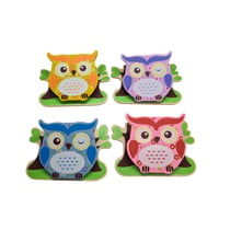 Lot de 4 pinces magnétiques Hibou - Ulysse