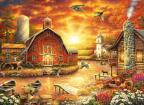 Puzzle 3000 pièces - Chuck Pinson - Honey Drip Farm - Bluebird Puzzle