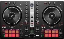 Hercules DJControl Inpulse 300 MK2 - Contrôleur DJ USB – 2 voies avec 16 pads et carte son intégrée