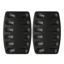Lot de 2 moules à madeleines 12 empreintes Zenker Spécial Countries