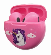 Écouteurs sans fil Bluetooth Licorne avec étui de chargement et de rangement