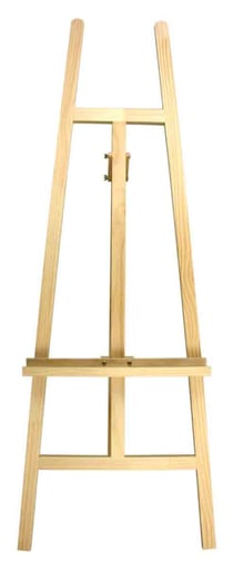 Chevalet d'atelier en bois 160x60 cm