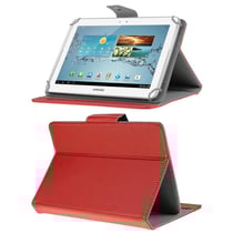 Etui Tablette 10 Pouces Rabat Magnétique Protection Universelle Intégrale Rouge YONIS