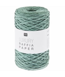 Bobine de fibre de papier Luxury Raffia Paper - 100gr - Rico Design 07 Vert Sapin