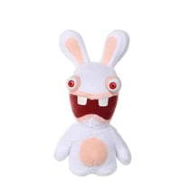Peluche Lapins Crétins Bean - - Bouche Ouverte, 18 cm