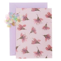 DIY Personnaliser sa carte florale - Fleurs de cerisier