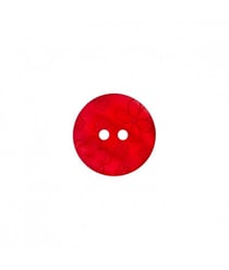 Bouton rond Fleurs 12 à 18mm 2 trous - Prym Rouge