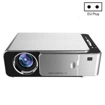 Mini Vidéo Projecteur Pas Cher 3500ANSI Lumens 1080P LCD Pour Théâtre Maison Argent YONIS