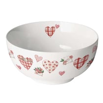 Bol en porcelaine fine lovely hearts