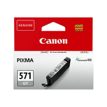Cartouche d'encre Canon CLI-571GY - Grise - 7 ml - Plastique