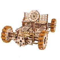 Puzzle 3D en bois - UGEARS - NASA Lunar Rover - 319 pièces - Maquette 20 x 9.5 x 13.5 cm - Montage 8 h