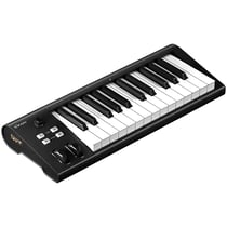 Clavier maître MIDI USB Icon Pro Audio Artist 25 - 25 touches sensibles à la vélocité - Aluminium