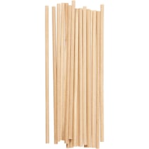 Bâtonnets rond en bois - 15 cm x 4 mm - 20 pcs