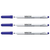 Lot de 3 Feutres effaçables à sec pointe ogive fine 2,7mm - GIOTTO - Bleu