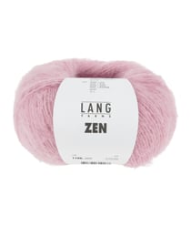 Pelote de Laine, Alpaga et Soie à tricoter ZEN - 25GR - Lang Yarns 0009 Rose