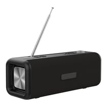Enceinte Bluetooth Portable 10W Son 3D Stéréo Support Mains Libres TF AUX Noir YONIS