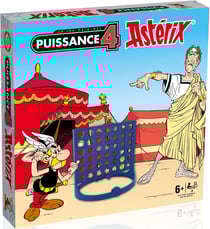 Puissance 4 asterix le gaulois contre jules cesar - le jeu classique - hasbro gaming - jeu de societe strategie