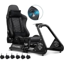 Siège simulateur de conduite pour PC noir avec haut-parleurs - Playseat - GTPLAYER