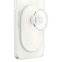 PopSockets Support PopGrip MagSafe Rétractable pour iPhone Magnétique Stand et Selfie Blanc
