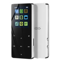 Avizar Lecteur MP3 Tactile 16 Go Musique et Vidéo avec Bluetooth Autonomie 20h Argent