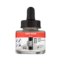 Encre - Acrylique - Argent - 008 - Amsterdam - Flacon 30ml - Beaux-arts
