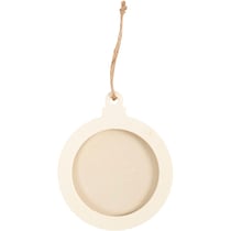 Cadre, décorations à suspendre, P: 0,5 cm, d 8 cm, 3 pièces/ 1 Pq.