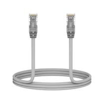 Belkin Câble Ethernet RJ45 CAT6 2m Haut Débit 1 Gbps Bande Passante 250 MHz Gris