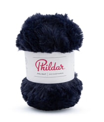 Pelote de fourrure à tricoter PHIL INUIT - 100GR - Phildar Caban Bleu