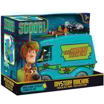 Vehicule scooby-doo : voiture mystery machine + sammy - van - figurine scooby-doo articulee - 30155
