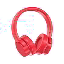 Casque Audio Sans Fil Bluetooth HIFI Stéréo Pour Gaming Avec Micro Rouge Rouge YONIS