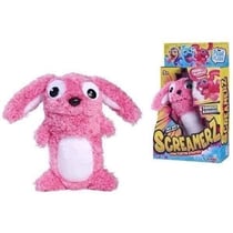 Screamerz - Peluche intéractive amusante - Lapin - 27 cm - Bruits en la secouant ou appuyant sur le bouton