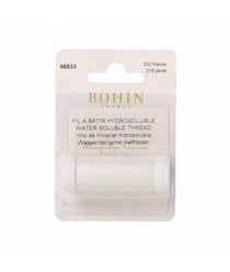 Fil à bâtir hydrosoluble - Bohin Blanc