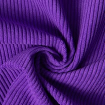 Tissu Velours d'ameublement côtelé Emy uni Violet