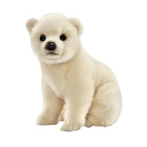 Peluche Ours Polaire Assis 24cmH