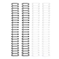 4 spirales de reliure noir blanc 2,5 cm - We R