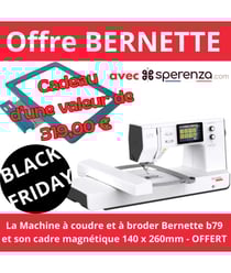 Machine à coudre et à broder bernette B79 - Bernette Blanc Bernette